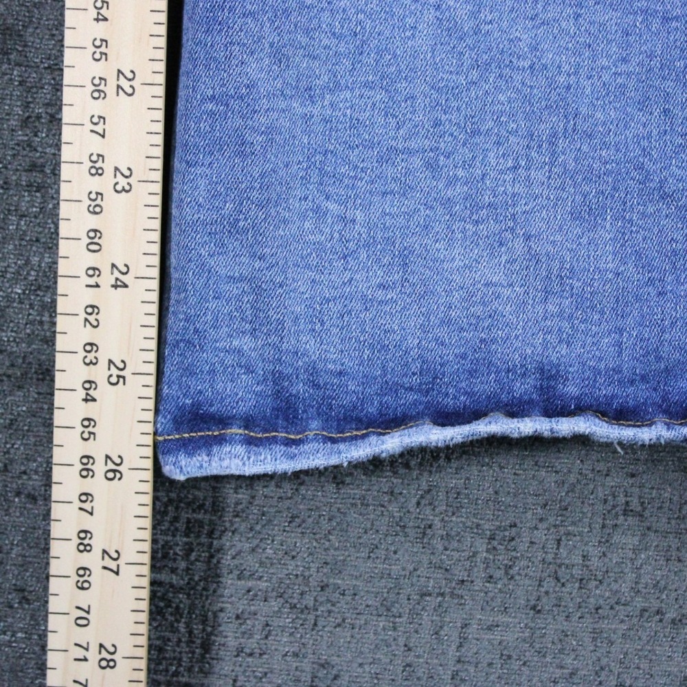 Good American Always Fits Good Straight Jeans Indigo316 Size 14-18 Raw Hem Blue - Picture 10 of 10